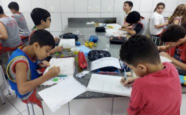 5º Ano B – Confecção de trabalhos para Mostra Cultural