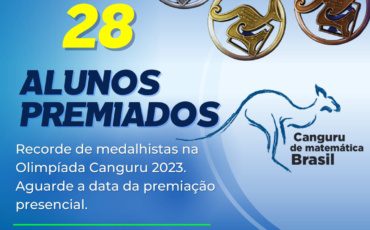 Recorde de medalhistas na Olimpíada Canguru 2023