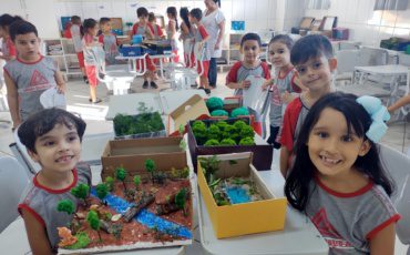 1º Ano presente na Exposição Verde do 4º Ano
