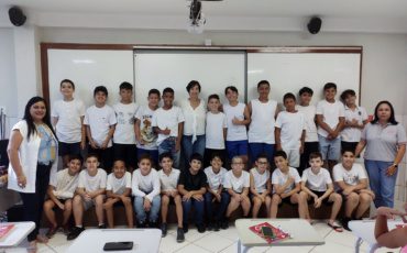 Visita da autora Neuza Jordem – 5º Ano