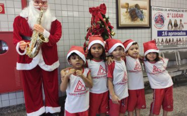 Papai Noel que dança
