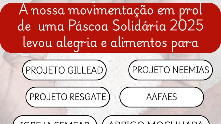 Resultado Páscoa Solidária
