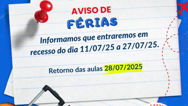 Aviso de Férias