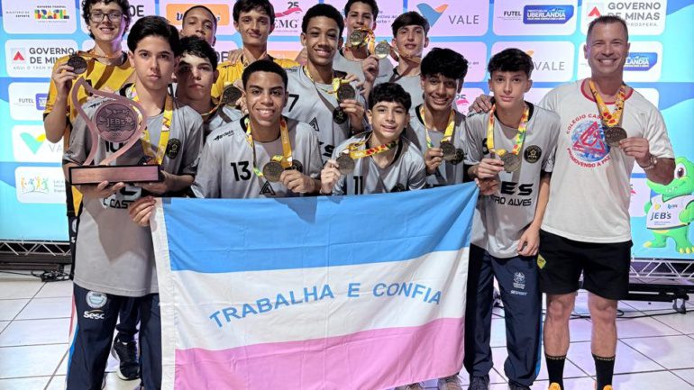 Colégio Castro Alves é a 3ª melhor escola de handebol masculino do país