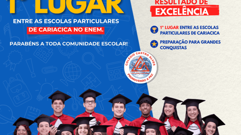Novamente 1º Lugar no ENEM