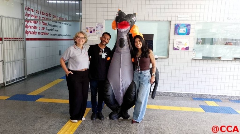 Dragões no Shopping Moxuara